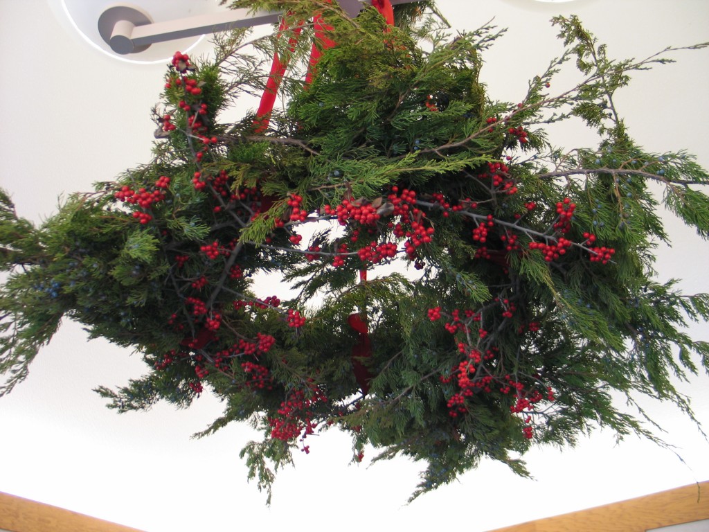 Evergreen wreath