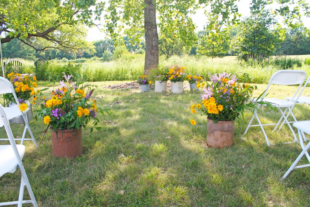 Eco-friendly wedding Dyck Arboretum