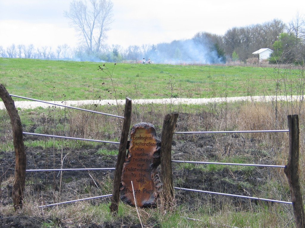 March 2015 prescribed burn at Dyck Arboretum