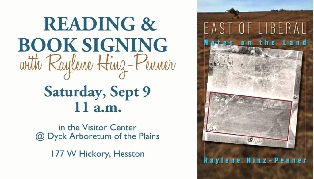 “East of Liberal” Reading/Book Signing